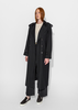 Mijeong Park Wool Blend Long Trench - Navy - Thumbnail 2