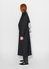 Mijeong Park Wool Blend Long Trench - Navy - Thumbnail 3