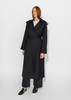 Mijeong Park Wool Blend Long Trench - Navy - Thumbnail 11