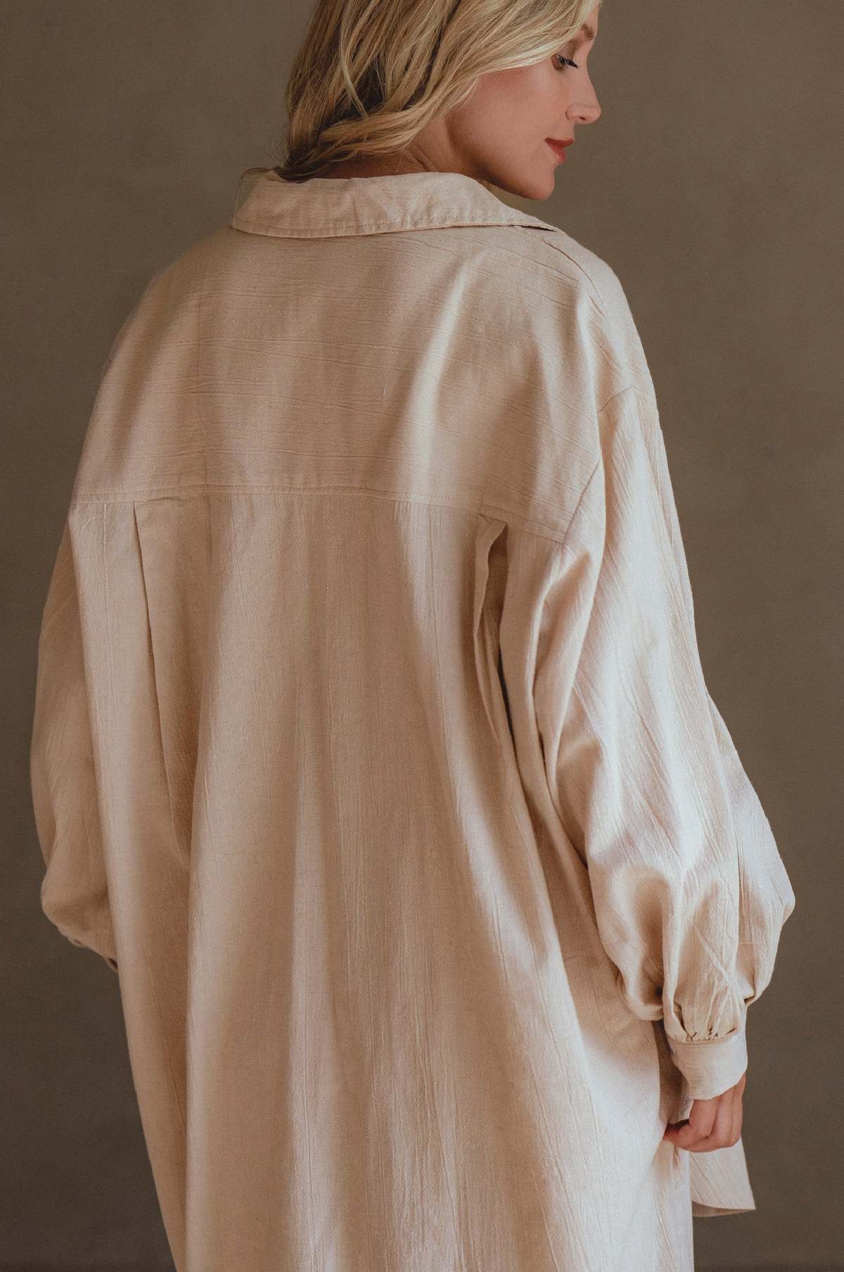 Elowen | V-Neck Longline Shirt