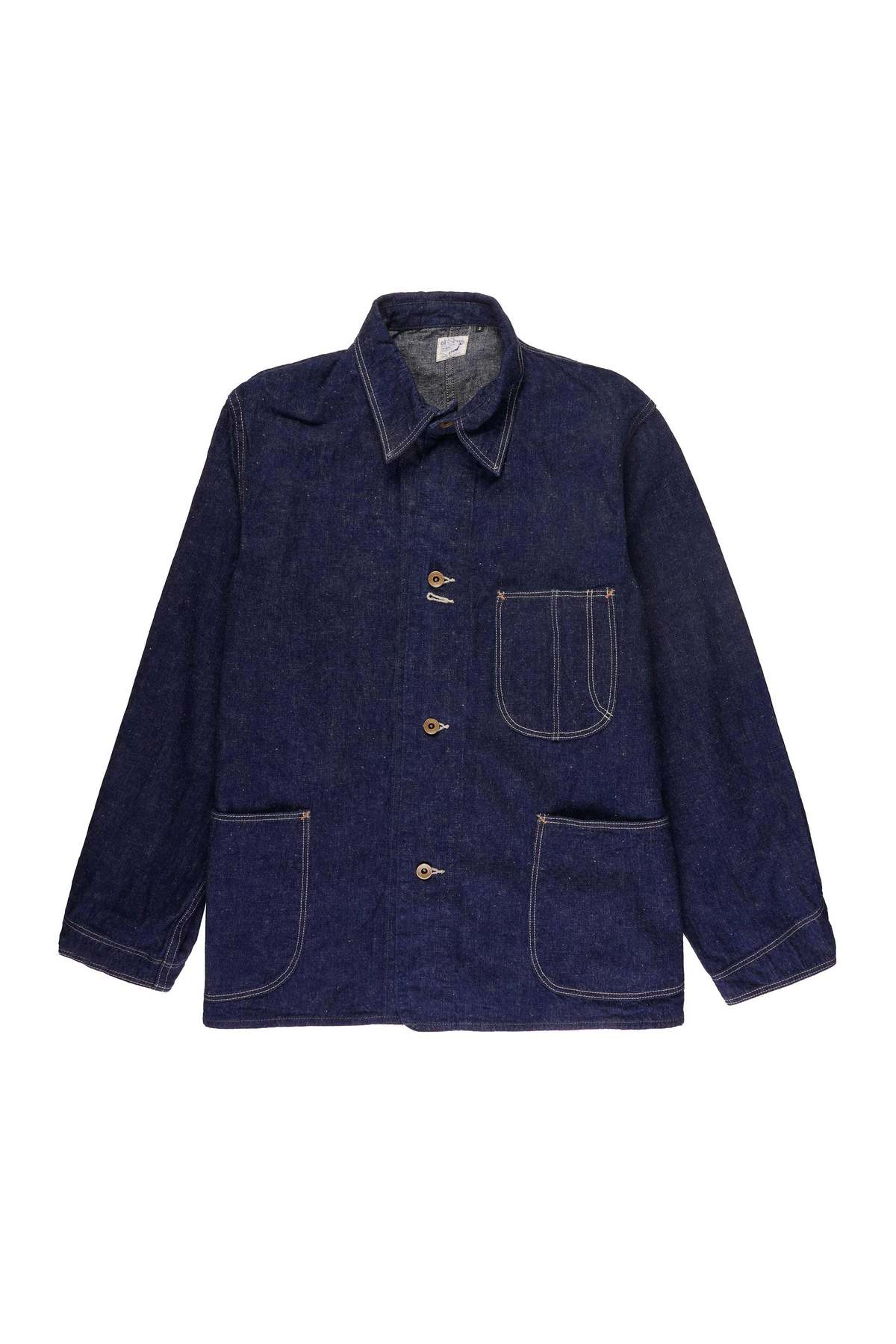 ジャケット・アウター orslow coverall denim loose fit orSlow 1940's Coverall in One Wash Curated at Jake and Jones
