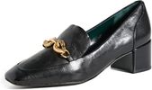Tory Burch Jessa Heeled Loafers - Black - Thumbnail 1