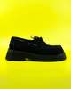 TAKAHIROMIYASHITA The Soloist. Suede Creeper Boat Shoes - Black - Thumbnail 2