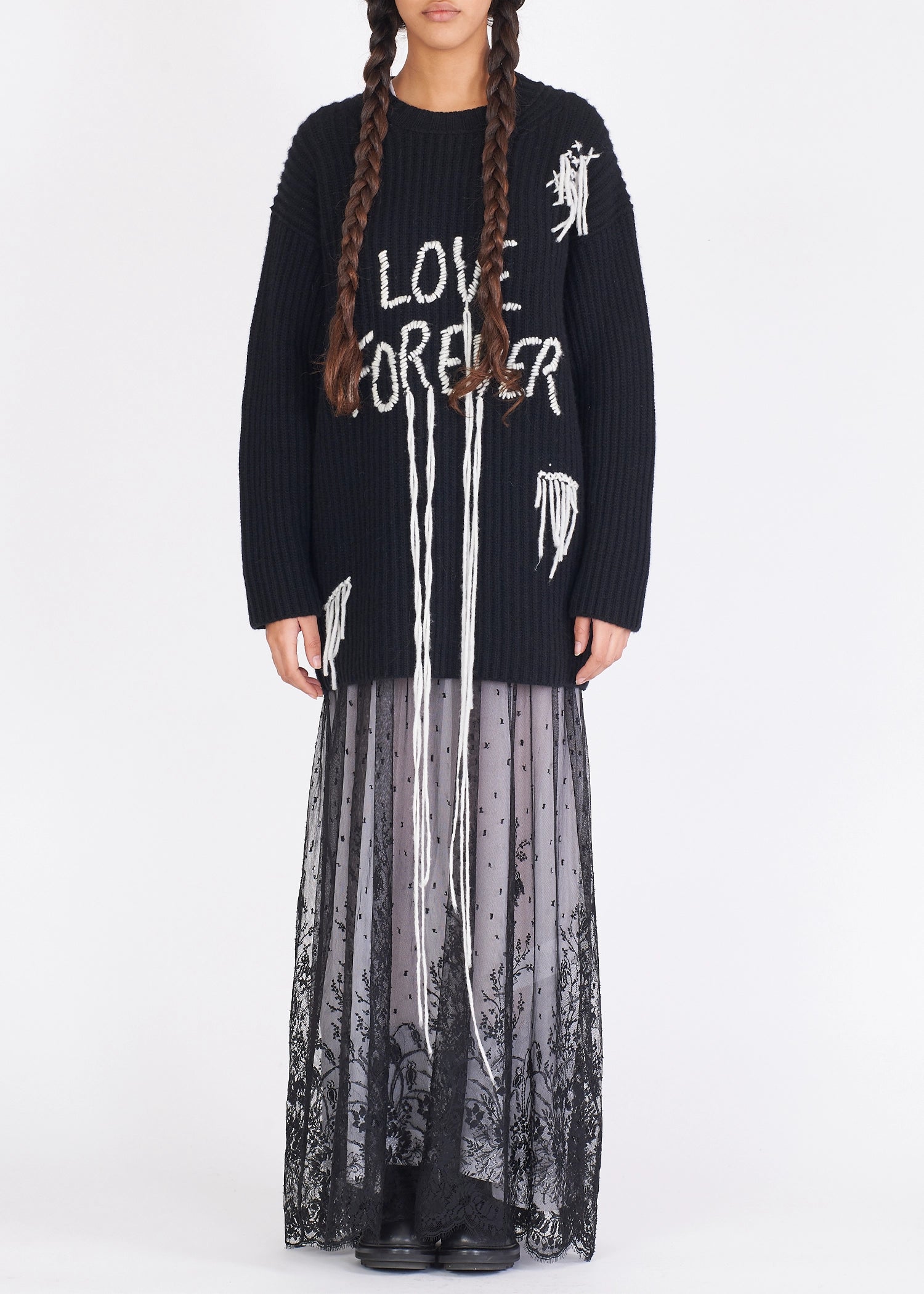 Isabel Benenato Sweater - Black | Garmentory