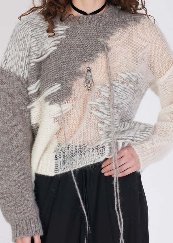 Isabel Benenato Sweater - White | Garmentory