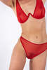 La Fille d'O Fast Girls Mono Wire V Bra - Red - Thumbnail 4