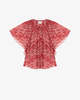 Isabel Marant Etoile Neslya Top - Red - Thumbnail 5