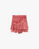 Isabel Marant Etoile Sornel Shorts - Red - Thumbnail 3