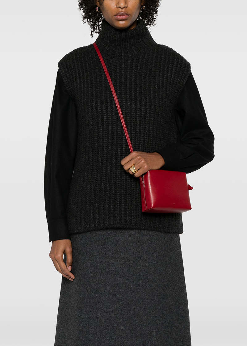 The Row Regent Crossbody Bag - Barn Red | Garmentory