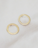 Sesotunawa Mini Brass Hoopies Earrings - Thumbnail 4