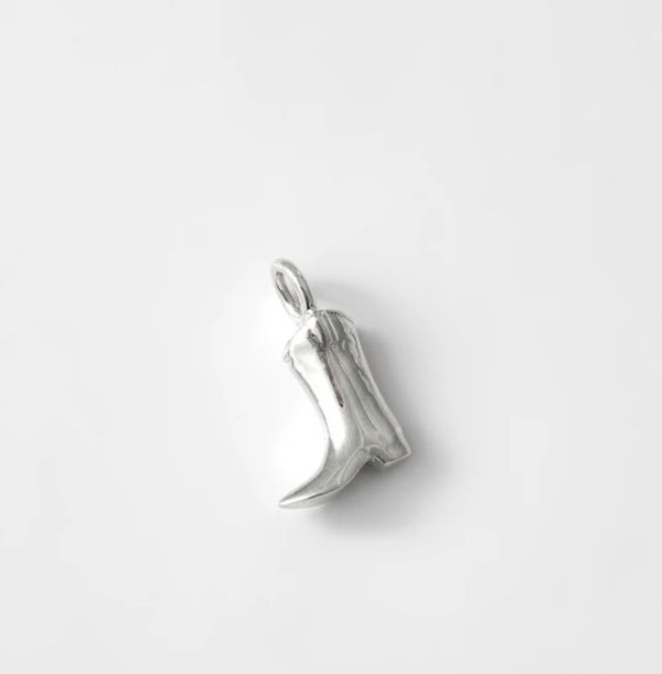 Wolf Circus Mini Cowboy Boot Charm - 14k Gold Plated/Sterling Silver