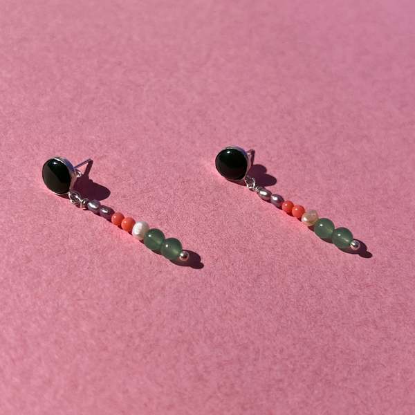 Body Double Jade Reptile Earrings
