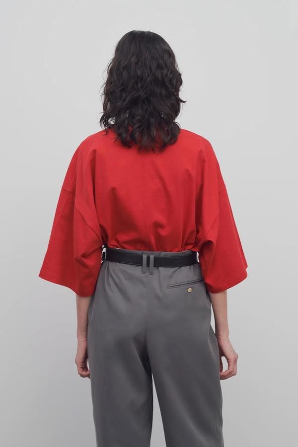 THE ROW ISSI TOP Tシャツ レッド S The Row Issi Top | Garmentory