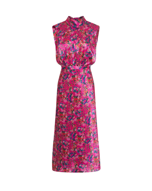 mid length off the shoulder dress Off-The-Shoulder Asymmetric Floral Jacquard Dress