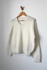 Le Bon Shoppe James Mohair Sweater - Snow - Thumbnail 1