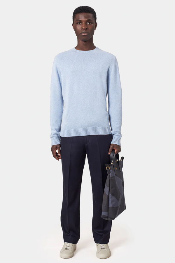 Colorful Standard Merino Wool Crewneck Sweater - Pacific Blue