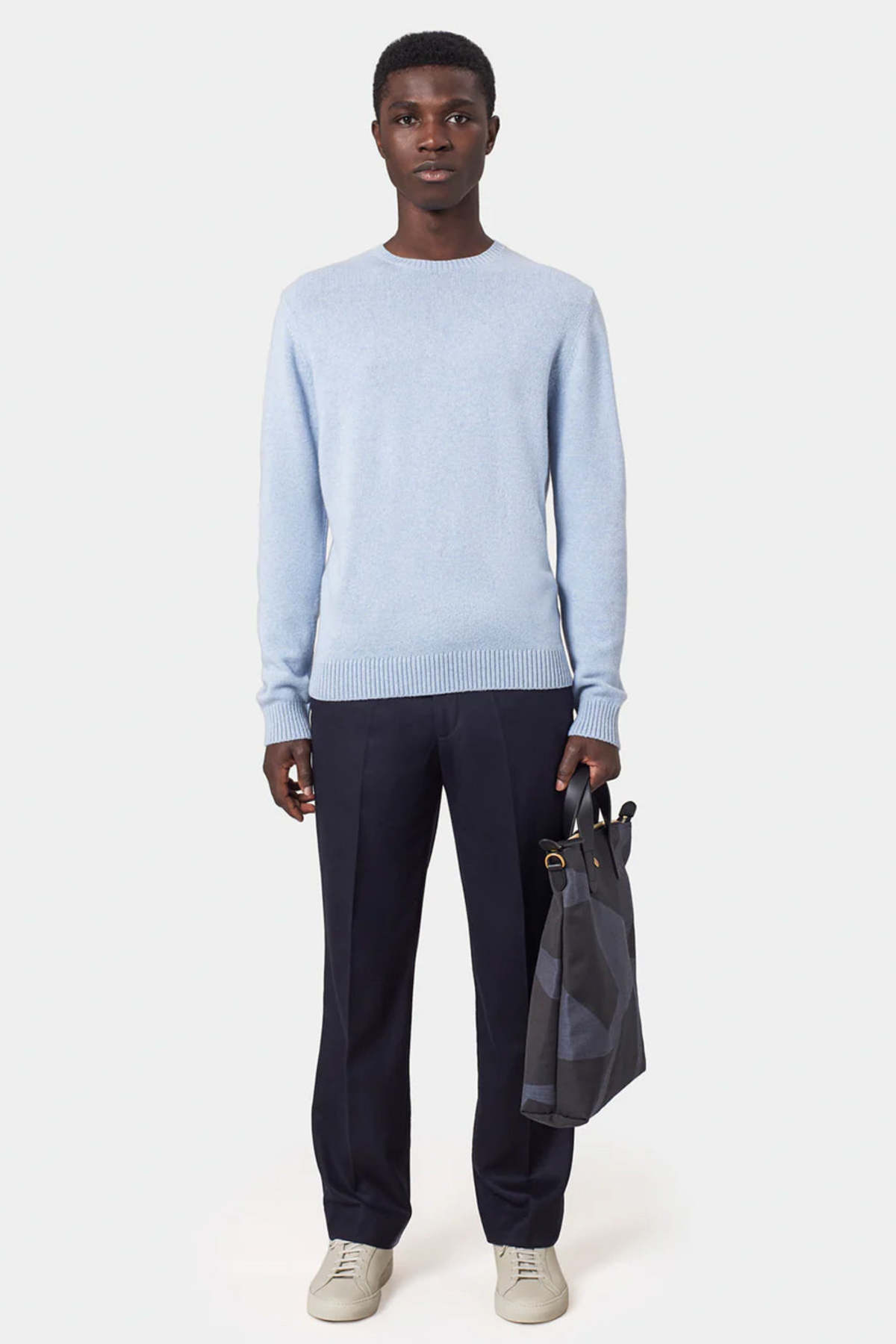 Colorful Standard Merino Wool Crewneck Sweater - Pacific Blue - Image 2 of 2