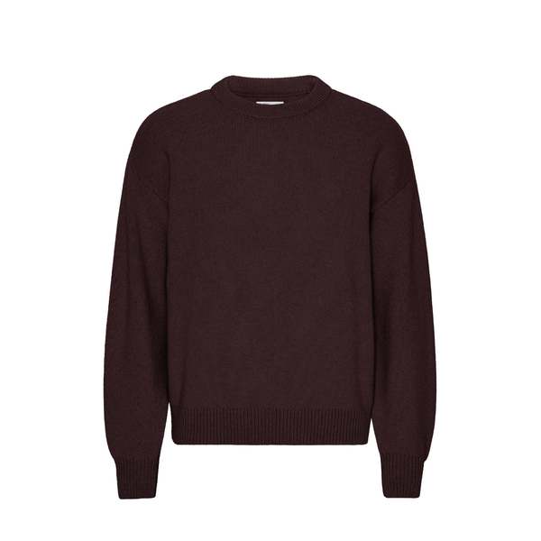 Colorful Standard Oversized Merino Crewneck Sweater - Oxblood Red