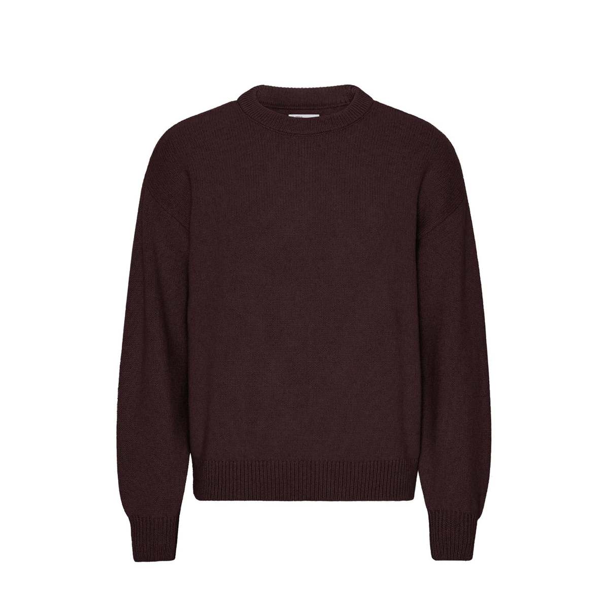 Colorful Standard Oversized Merino Crewneck Sweater - Oxblood Red - Image 1 of 2