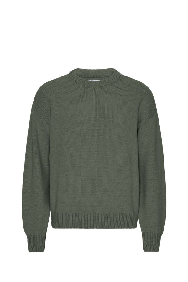Colorful Standard Oversized Merino Crewneck Sweater - Dusty Olive