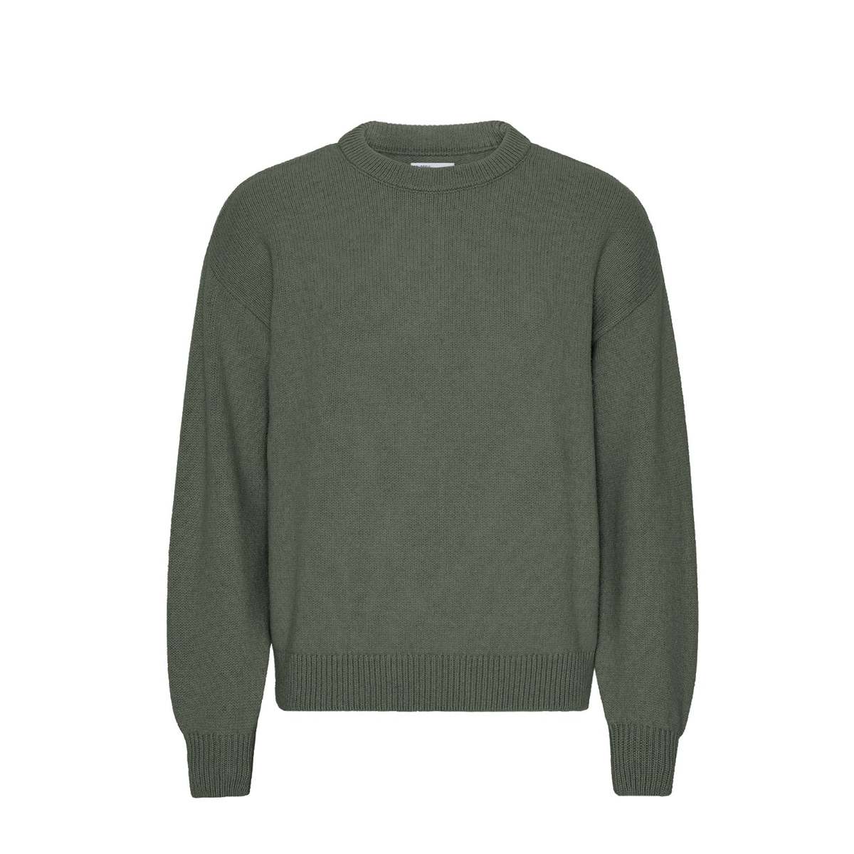 Colorful Standard Oversized Merino Crewneck Sweater - Dusty Olive - Image 1 of 2