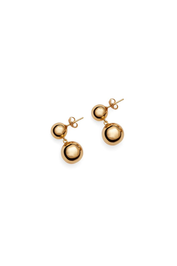 LIE STUDIO The Caroline Earrings - 18K Gold Plating/Silver