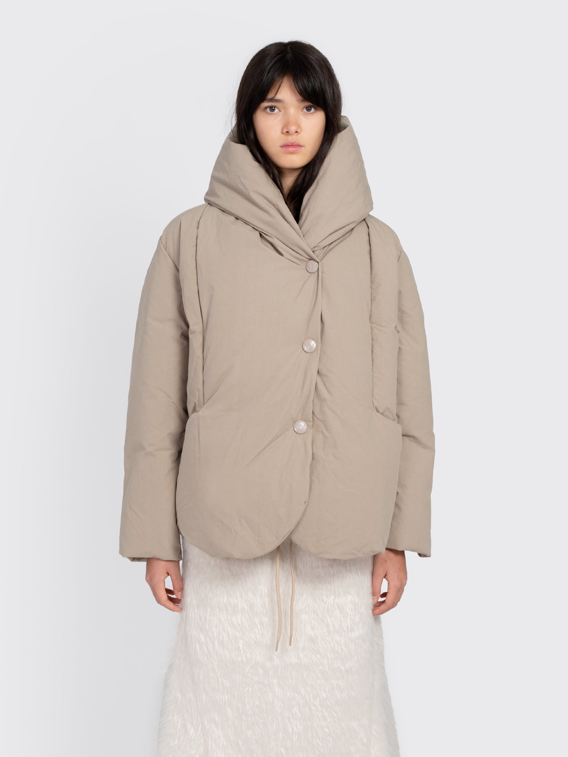 ダウンジャケット・コート OPEN YY : 24FW / COTTON BLANKET PUFFER (2COLORS) OPEN YY : 24FW / COTTON BLANKET PUFFER (2COLORS) (OPEN