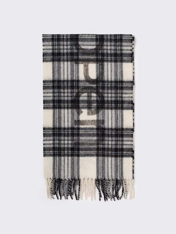 [OPEN YY] / ☆ 24FW OPEN YY TARTAN WOOL SCARF / BEIGE Open YY Tartan Wool Scarf - Beige | Garmentory