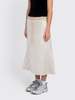 Open YY Shaggy Fur Track Skirt - Cream - Thumbnail 2