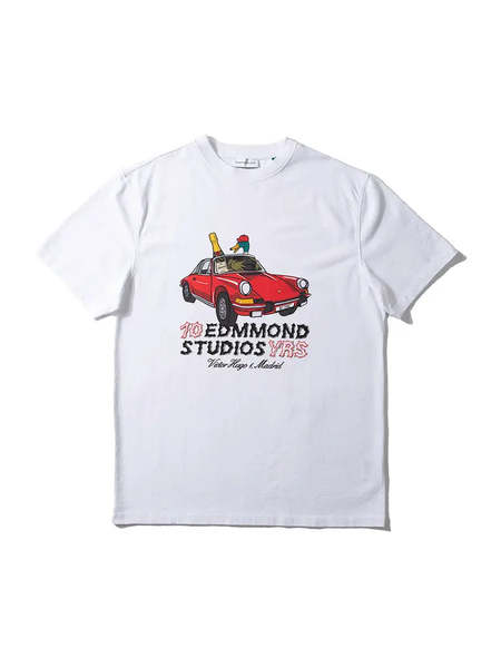 Tシャツ・カットソー EDMMOND STUDIOS MUSIC HALL T-SHIRT Edmmond Studios Music Hall T-Shirt - Off White | Garmentory