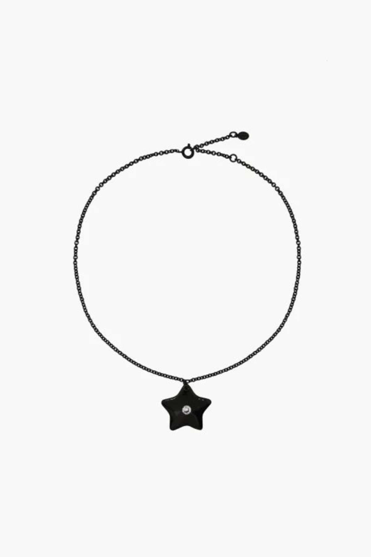 【関税込み】Sandy Liang ブラック Starry チョーカー Sandy-Liang-Sparkles-2-0-