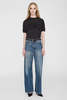 Anine Bing Jaylin Tee - Bing/Vintage Black - Thumbnail 1