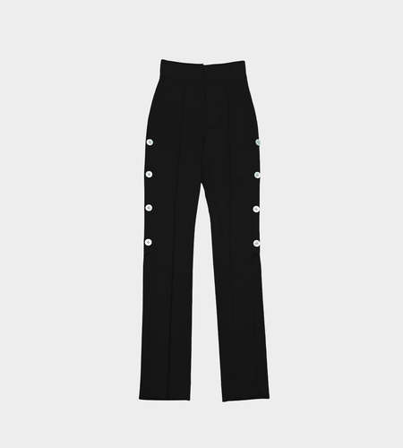S【WE11DONE】LOGO TROUSERS／新品タグ付／送料込み we11done Logo Trousers - Black | Garmentory