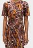 Silk Laundry Short Sleeve Bias Dress - Wingspan - Thumbnail 4