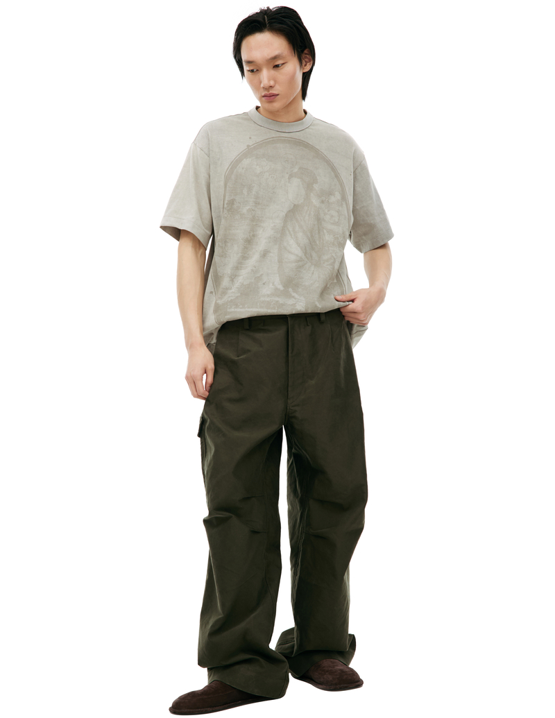 Ziggy Chen Cargo Trousers - Khaki | Garmentory