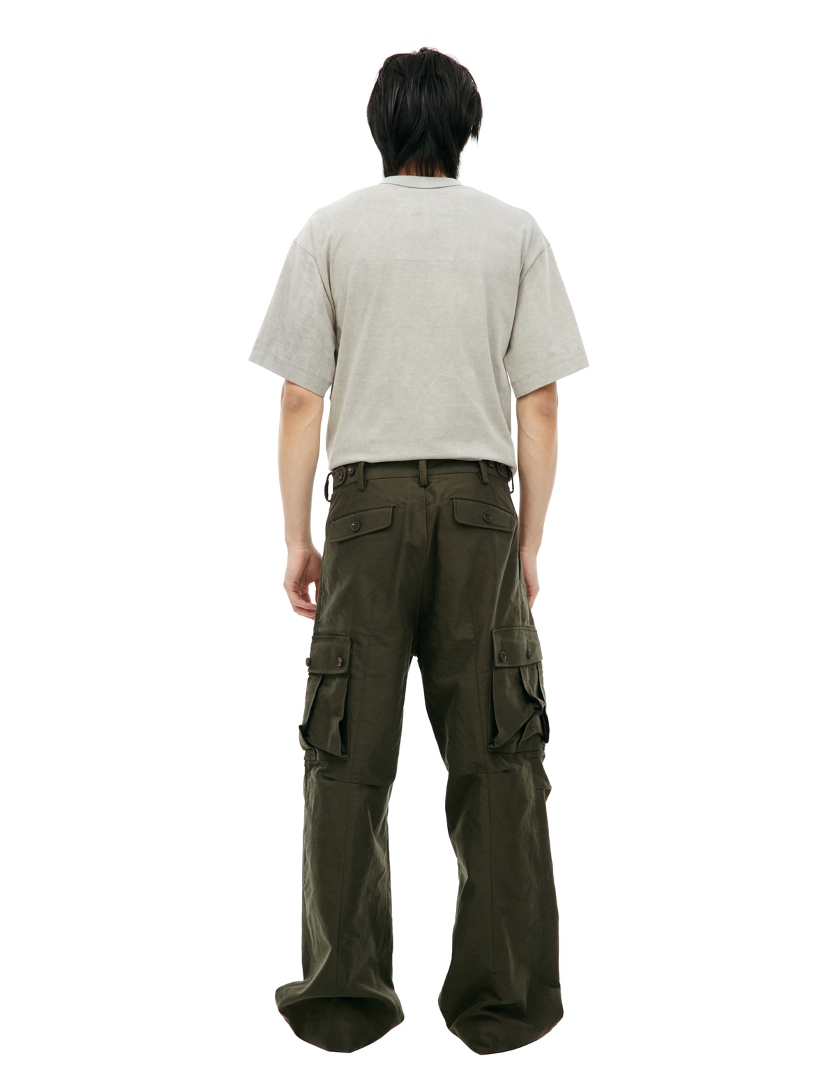 Ziggy Chen Cargo Trousers - Khaki | Garmentory