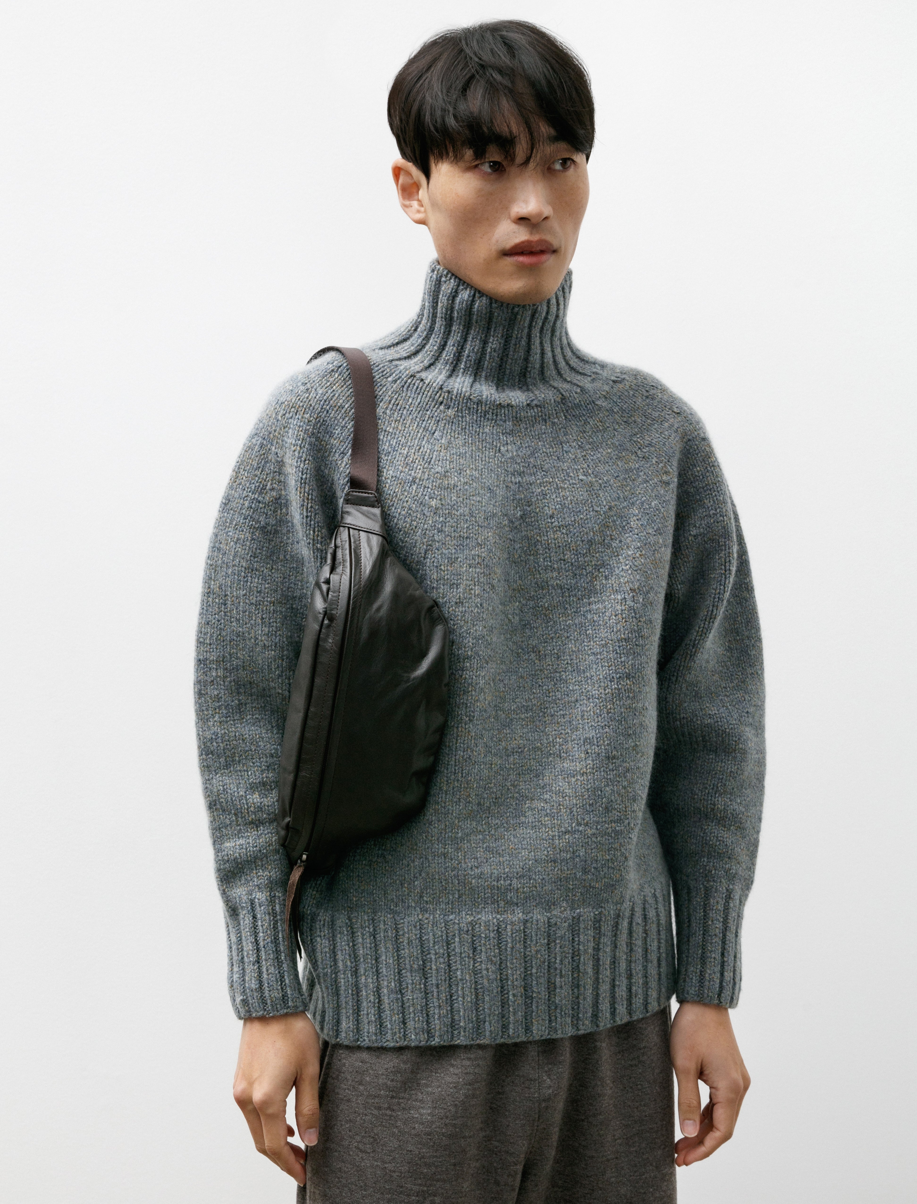 Hender Scheme Cow Waist Pouch Bag - Choco | Garmentory