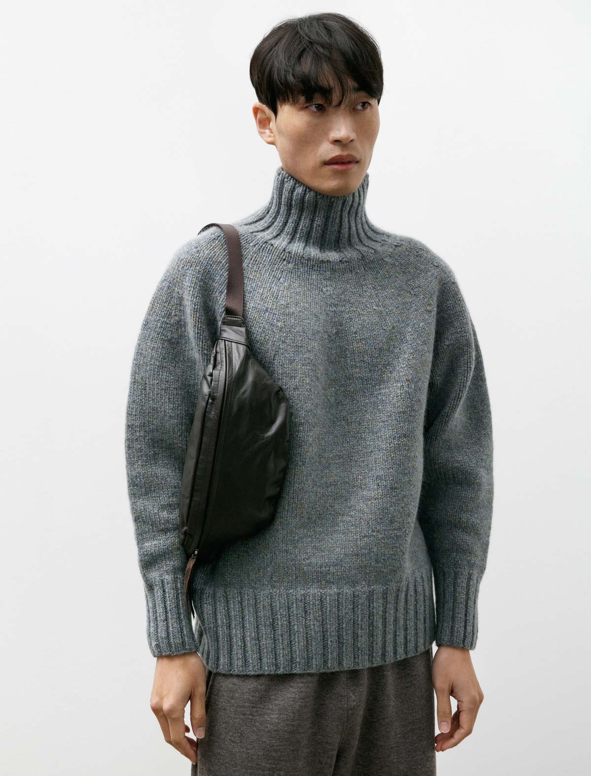 Hender Scheme Cow Waist Pouch Bag - Choco | Garmentory