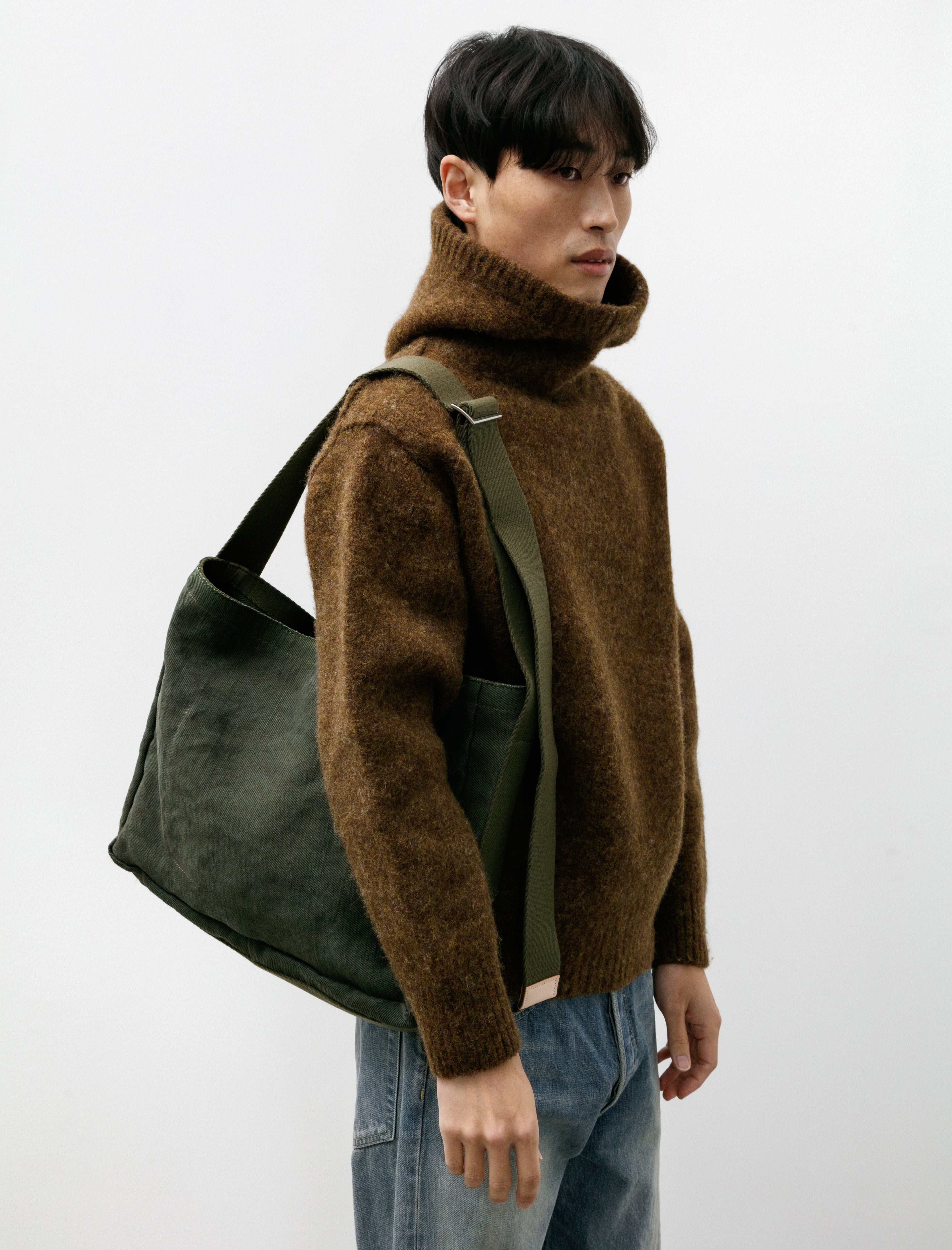 Hender Scheme Square Shoulder Bag - Khaki Green | Garmentory
