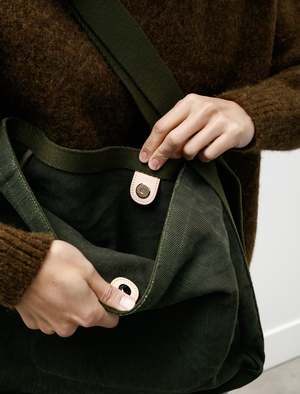 Hender Scheme Square Shoulder Bag - Khaki Green | Garmentory