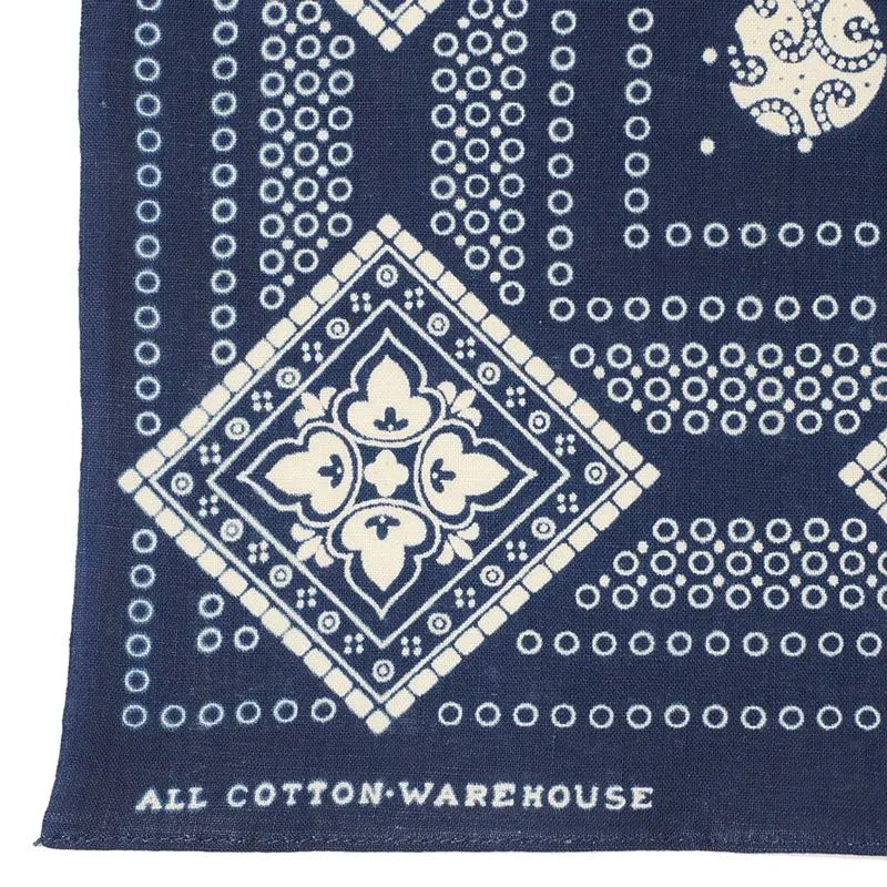 Warehouse & Co. Selvedge Bandana - Geometric Pattern | Garmentory
