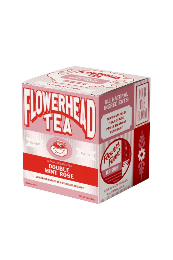 Flowerhead Tea Double Mint Rose Tea