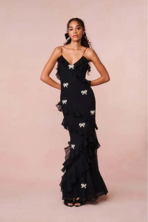 love shack fancy rialto dress Loveshackfancy Rialto Dress - Black