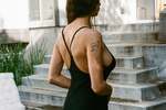 Gil Rodriguez Pointelle Miro Mini Dress - Black - Thumbnail 3