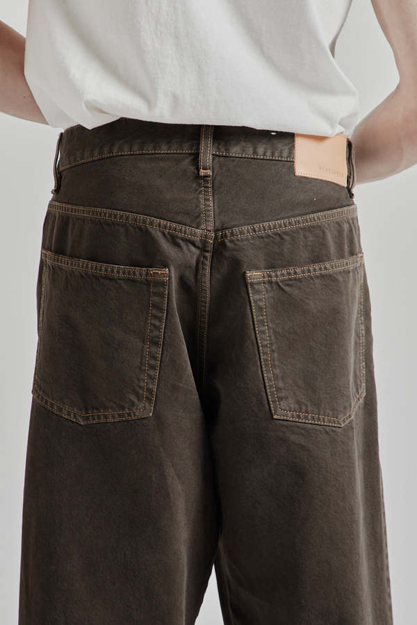 Sunflower Wide Twist Jeans - Vintage Brown | Garmentory