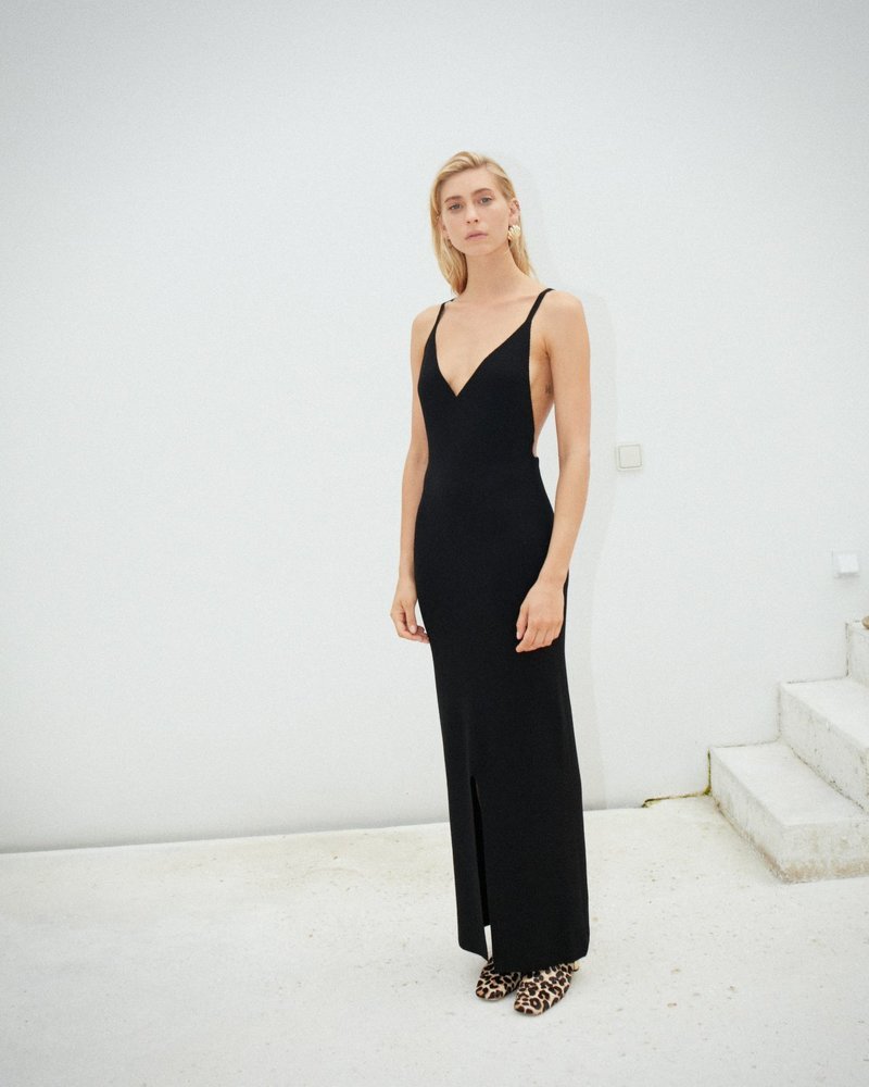 Nanushka FLO - Knit bodycon dress - Black | Garmentory