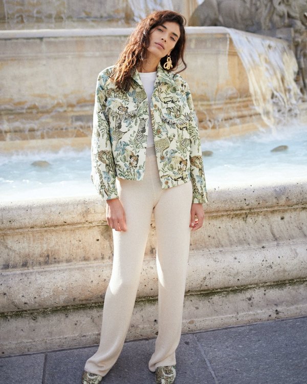 Nanushka KIOWA - Boxy jacket - Jungle pattern | Garmentory