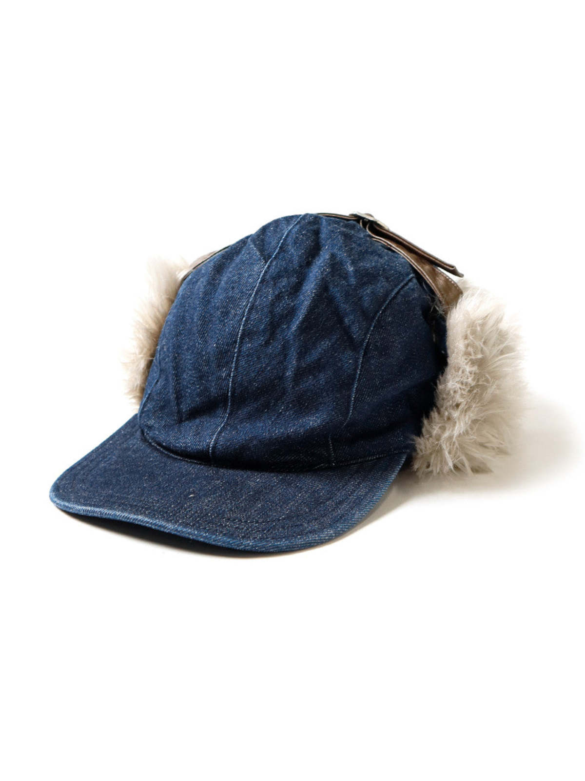 Kapital 11.5Oz Denim Laundry Hunter Cap - Indigo | Garmentory