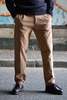 Fresh Corduroy Pleated Chino Pants - Khaki - Thumbnail 7