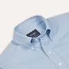 DRAKES Pinpoint Oxford Button Down Shirt - Blue - Thumbnail 3